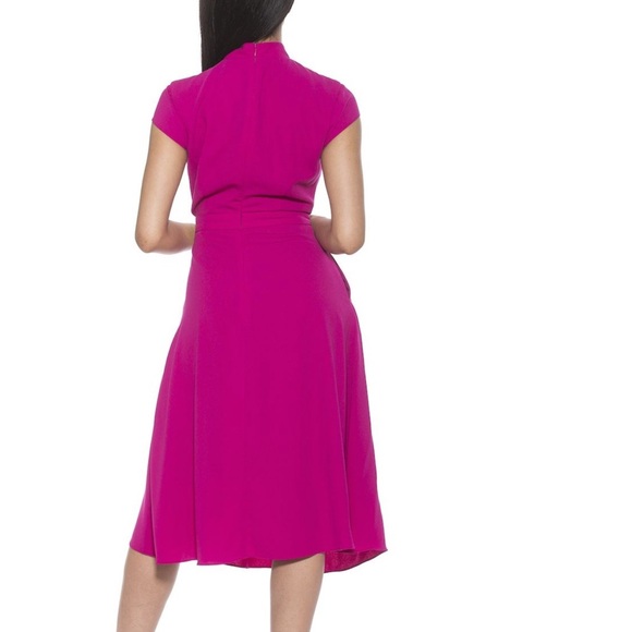 Alexia Admor Fuchsia Midi Dress 💕💖 - Picture 2 of 11